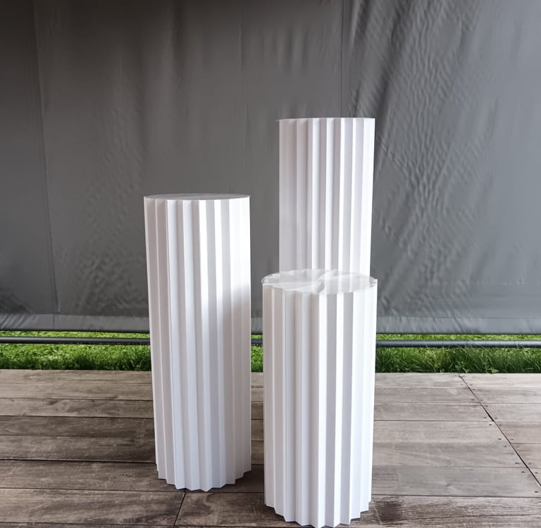 présentoirs colonnes