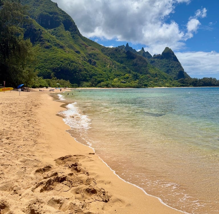 tunnels beach snorkeling kauai Hawaii
