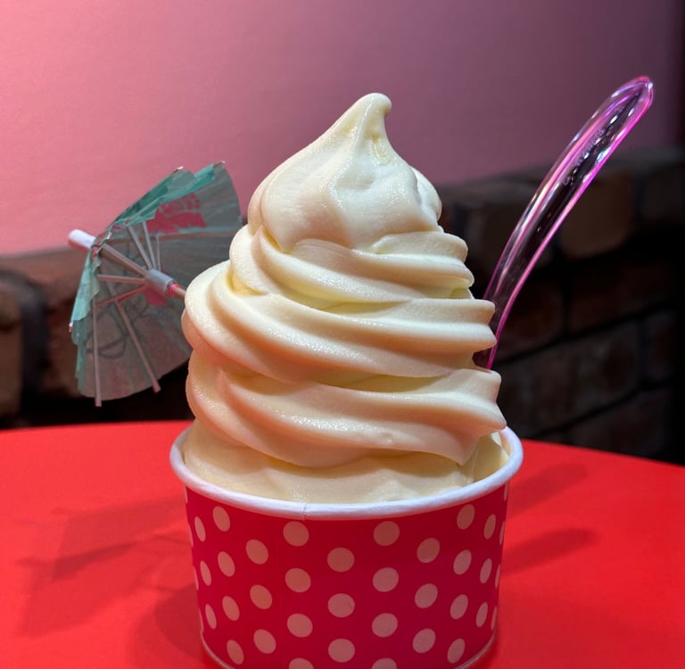 pineapple dole whip koloa mill coffee & ice cream
