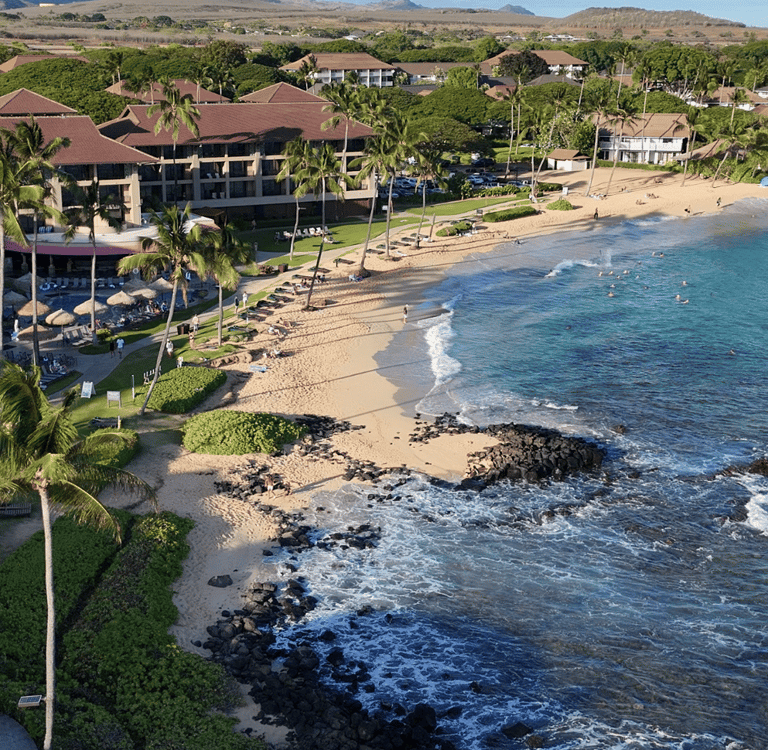 Poipu Beach in Kauai