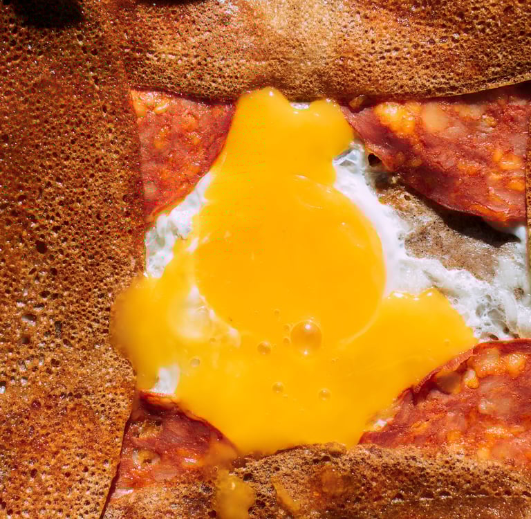 Ty Fanch crêpe salé oeuf - Studio Fauvve