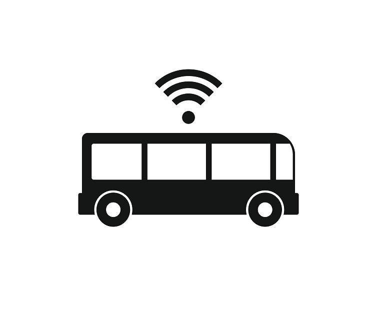 bus con señal de wifi