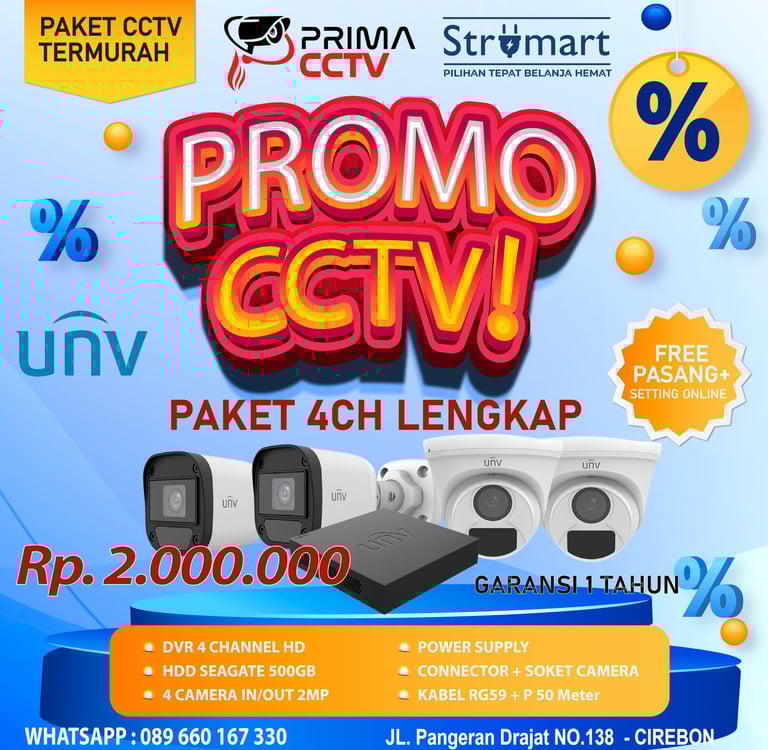 Promo Paket 4CH  UNV