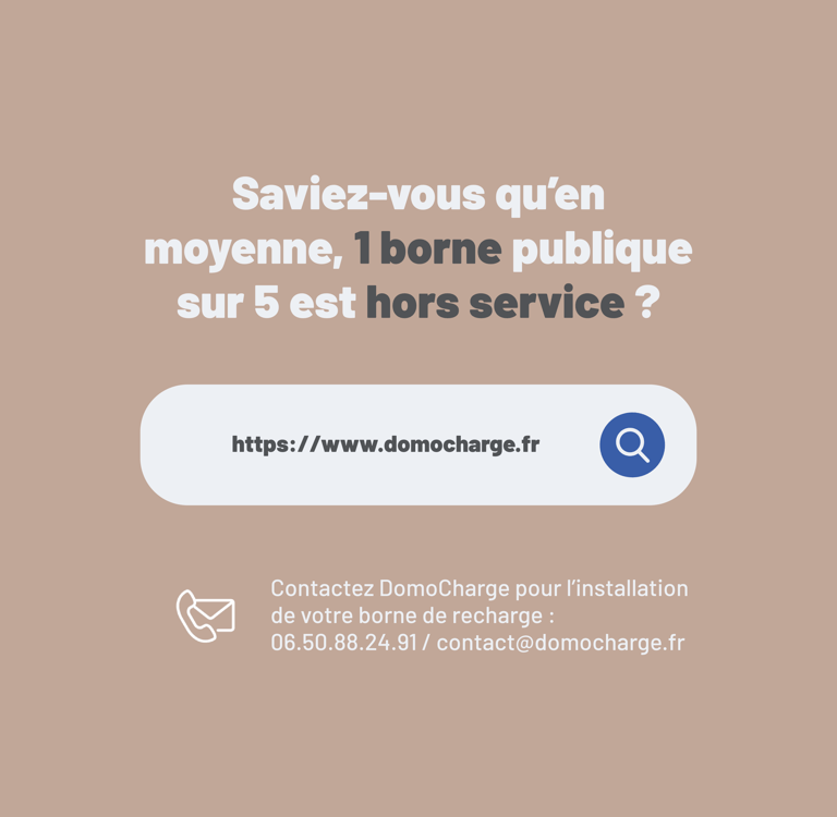 borne de recharge pulique hors service