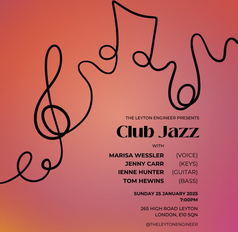 Flyer for a previous gig