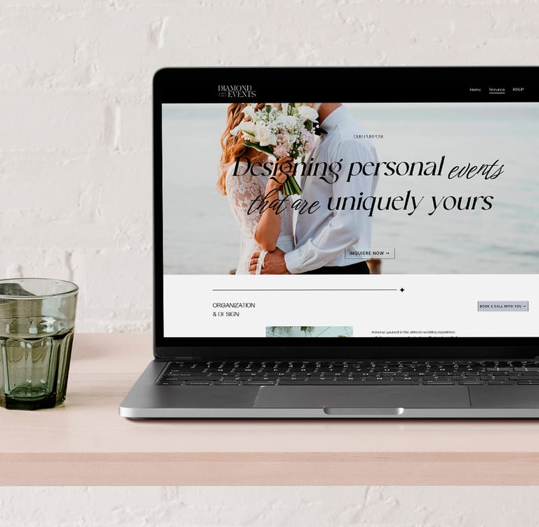 Diseño web Harmony Events