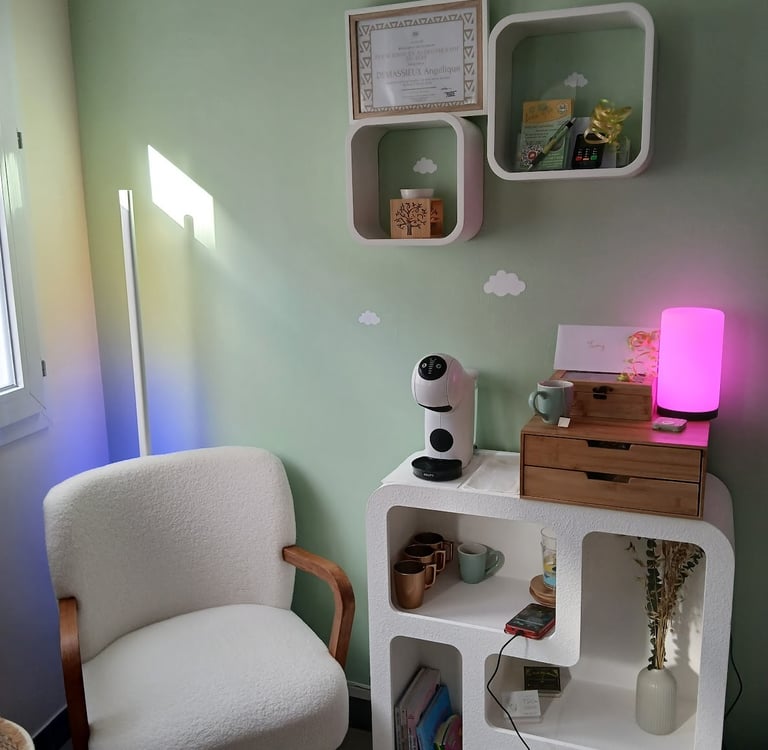 l'espace détente du salon