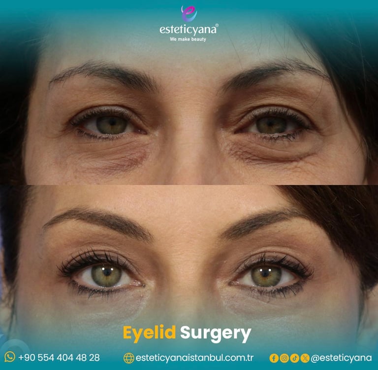 blepharoplasty before and after