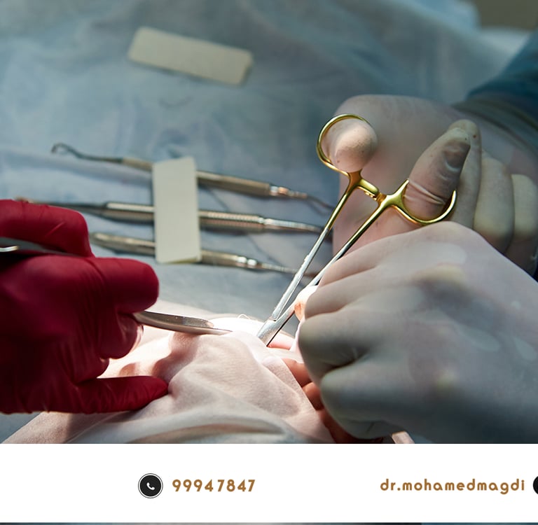 جراحة اسنان بدون الم