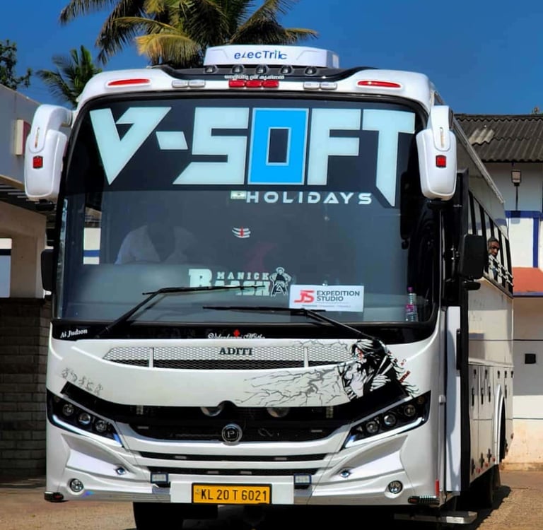 Tourist Bus Rentals in Trivandrum-Trivandrum Cabs