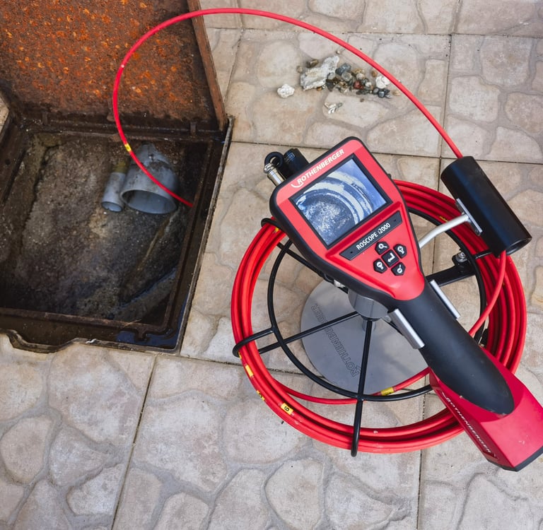 Camera Tuyaux bouché