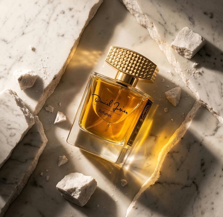 Imagen de perfume generada con Inteligencia Artificial
