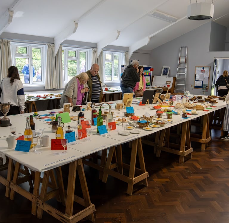 Cwmdu Village hall during the annual cwmdu and district show
