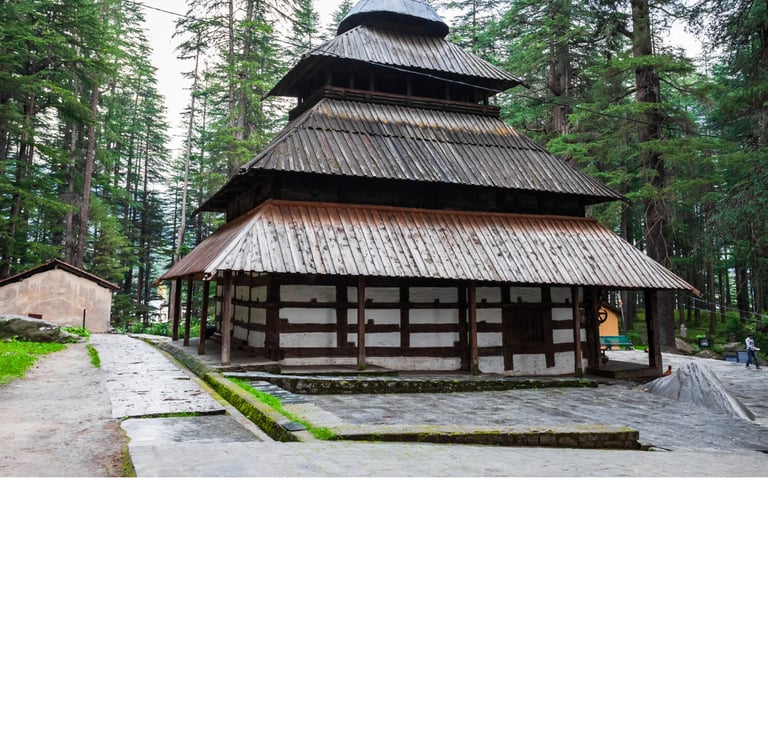 Hidimba Devi Temple near Olive Grand View Manali – 20 minutes away