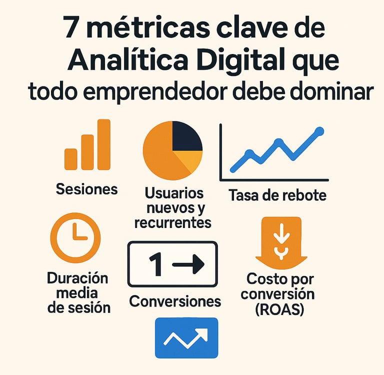 7 metricas de Analitica digital