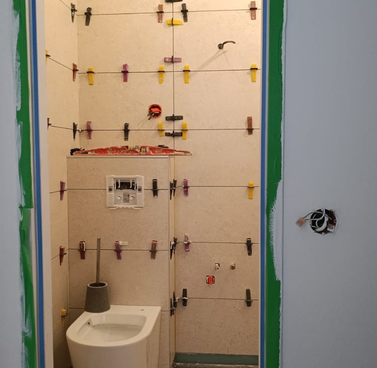Déplacement des WC pour un appartement en renovation à La Ciotat