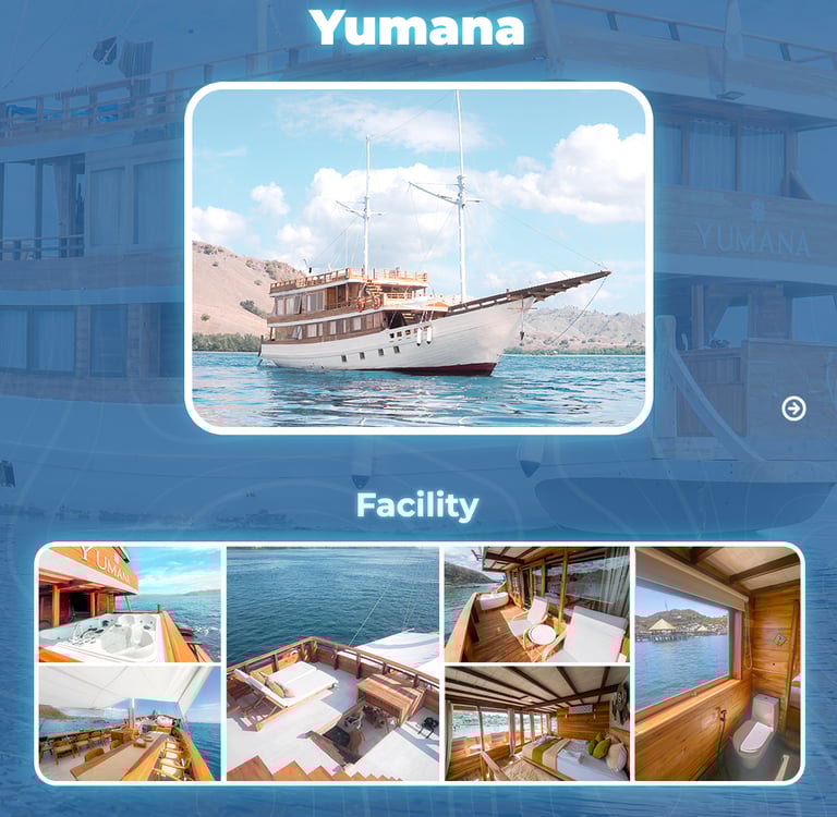 phinisi yumana trip sailing komdo