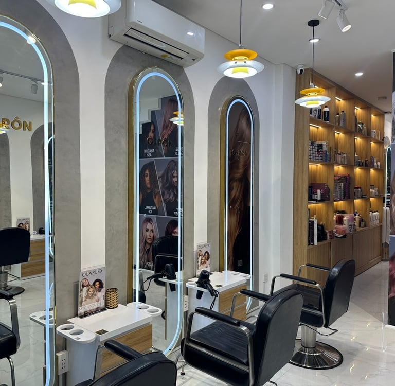Không gian của G-Rôn Hair Salon