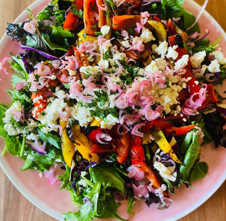 bright and beautiful salad