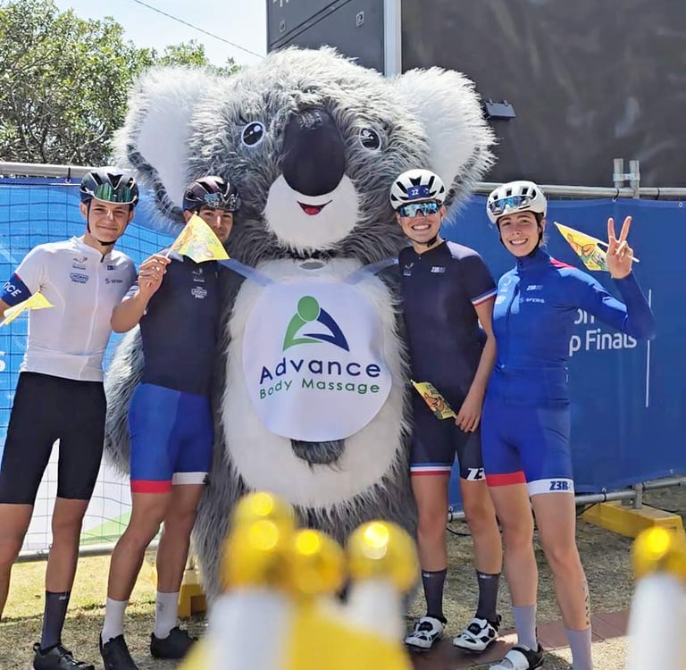 Spanish Triathlon Team at Wollongong 2025 world championship