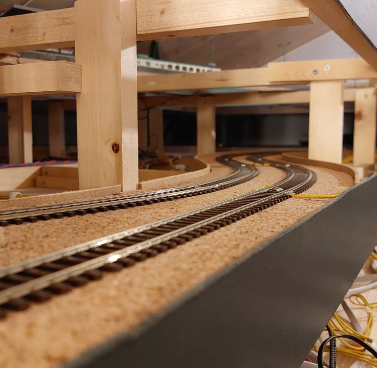 réseau de trains miniatures