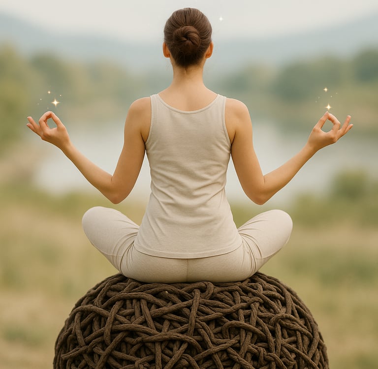 Femme sereine et détendue après séance gestion du stress - Focus Stress