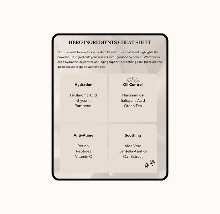 Digital guide titled 'The Ultimate Acne Guide: A holistic approach to healing and accepting acne'.