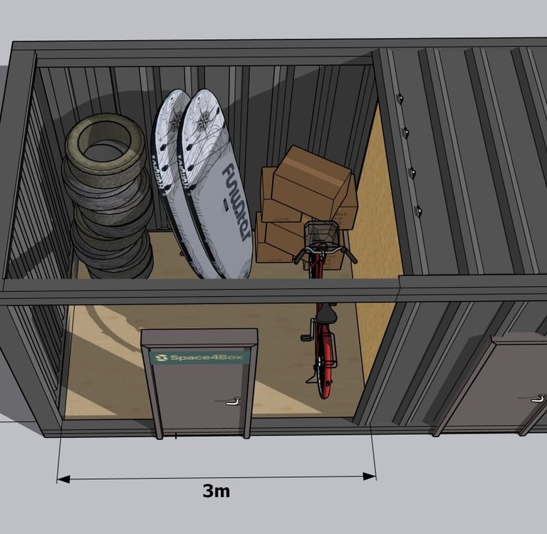 Erdvus self storage sandėliukas Kauno rajone – verslo ir didesniems poreikiams
