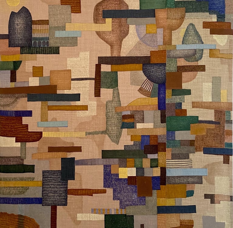 toile abstraite couleur grand format