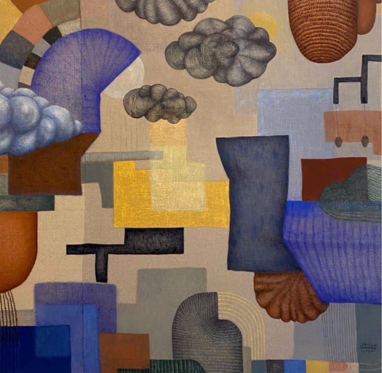 peinture abstraite grand format