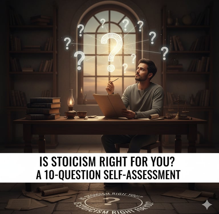  10 questions to discover if Stoicism is the right path for resilience, growth, and peace of mind.