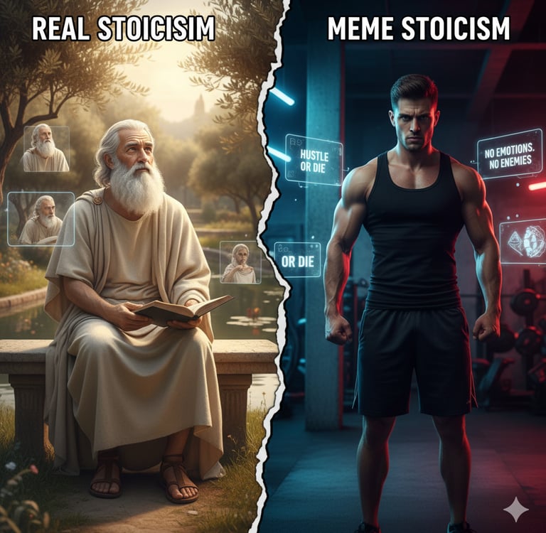 "Real" Stoicism vs. "Meme" Stoicism