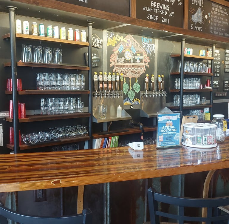 Interior of Birdsong Brewing Charlotte