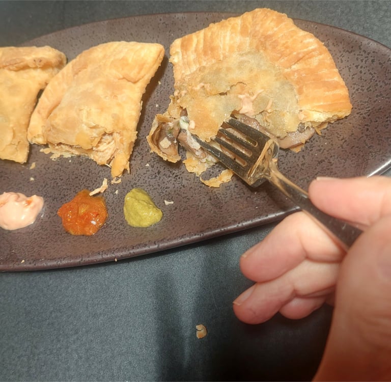 Empanada at Atomic Clock Brewing