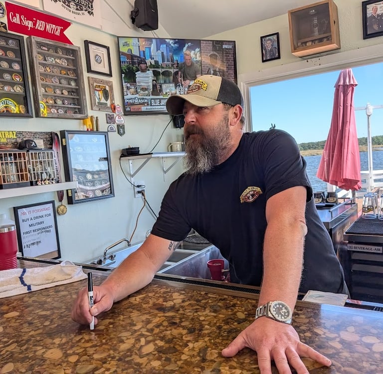 Bartender at Lost Colony Brewery