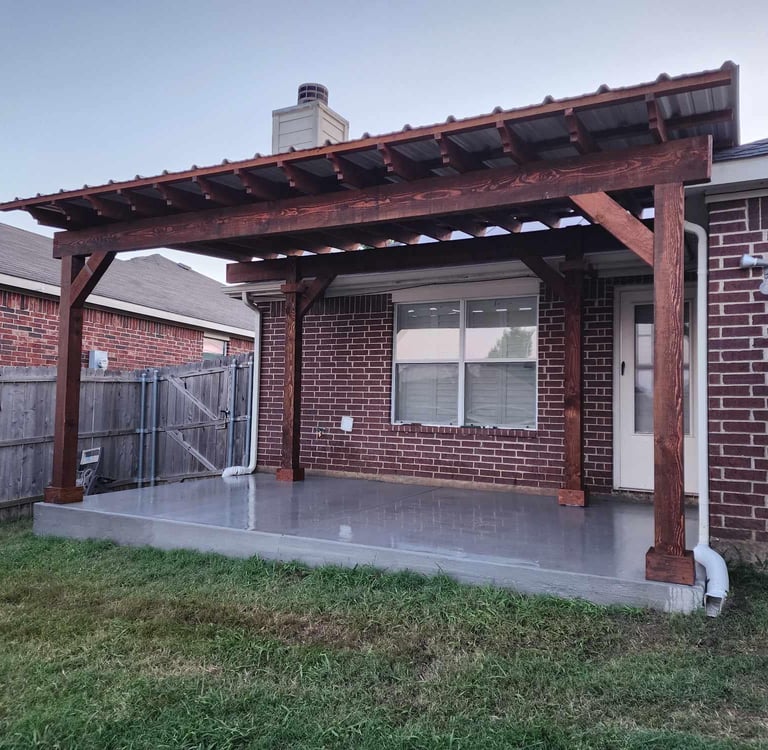 Big Red Cedar Pergola