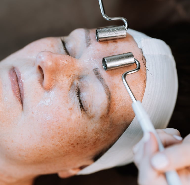 Professional acne facial treatment for breakout-prone skin in Ashford Kent.