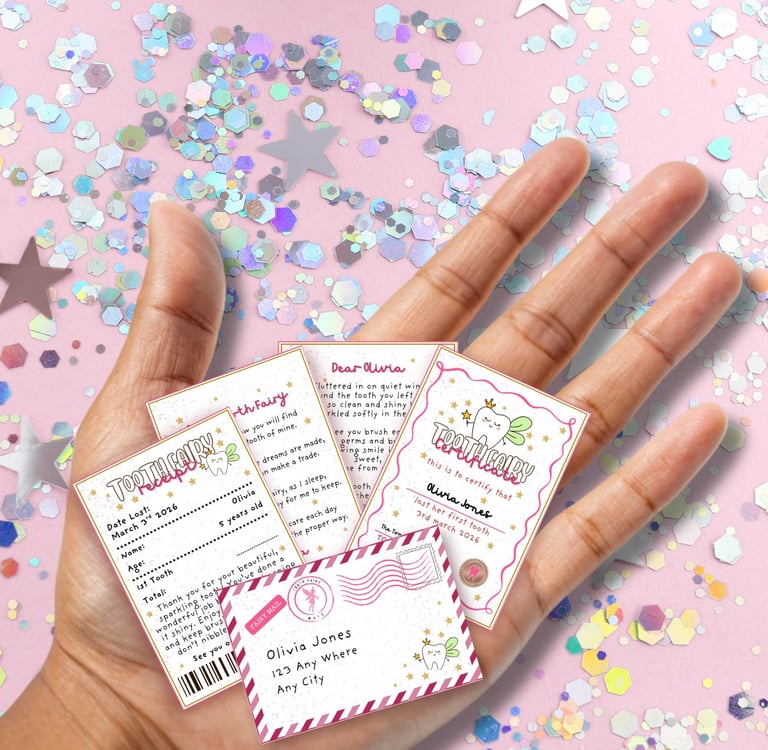 #ToothFairy #ToothFairyLetter #ToothFairyKit #ToothFairyPrintables #ToothFairyIdeas #LostTooth #Firs