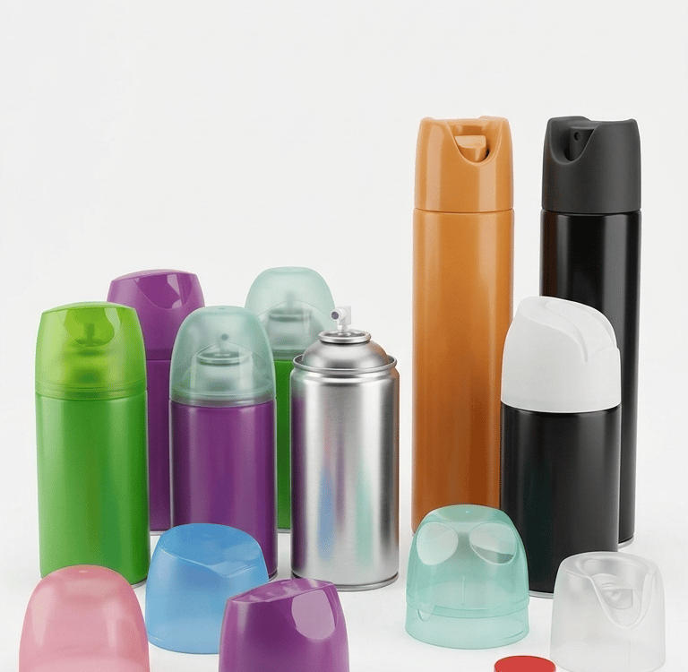 Plastic aerosol caps spray caps aktuators