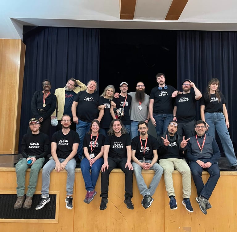 Membres de l'association Kakemono
