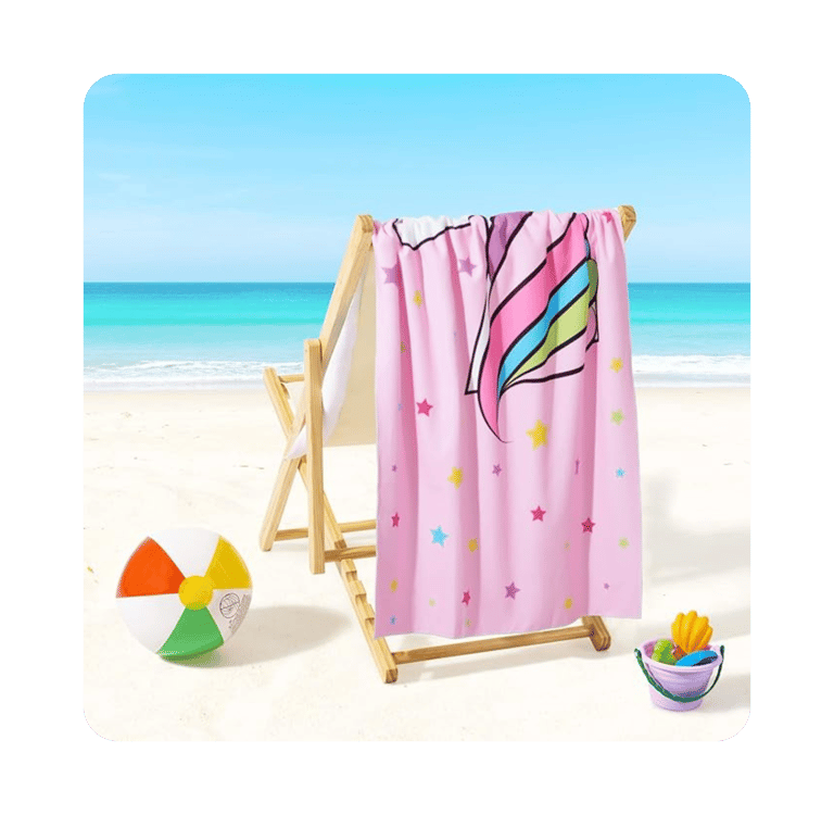 amazon.it wernnsai unicorn kids beach towel