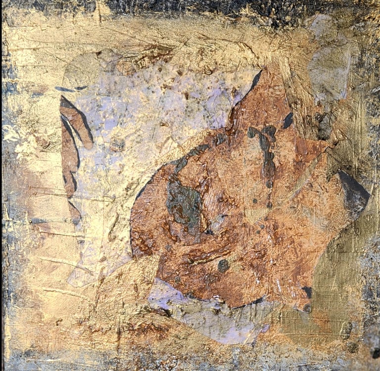 cuadro abstracto  de Eva Mas artista emergente