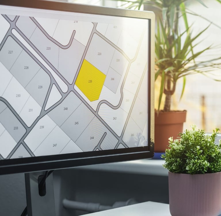 man looking at a map