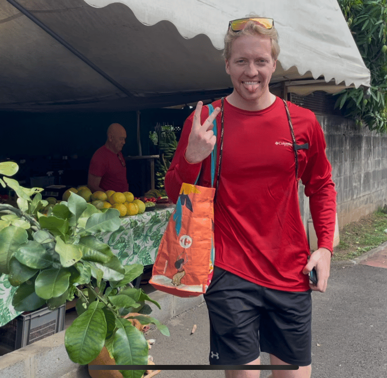 grocery shopping Tahiti 