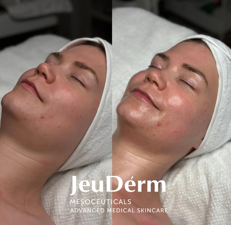 Before and After Luxpeel from Jeudérm