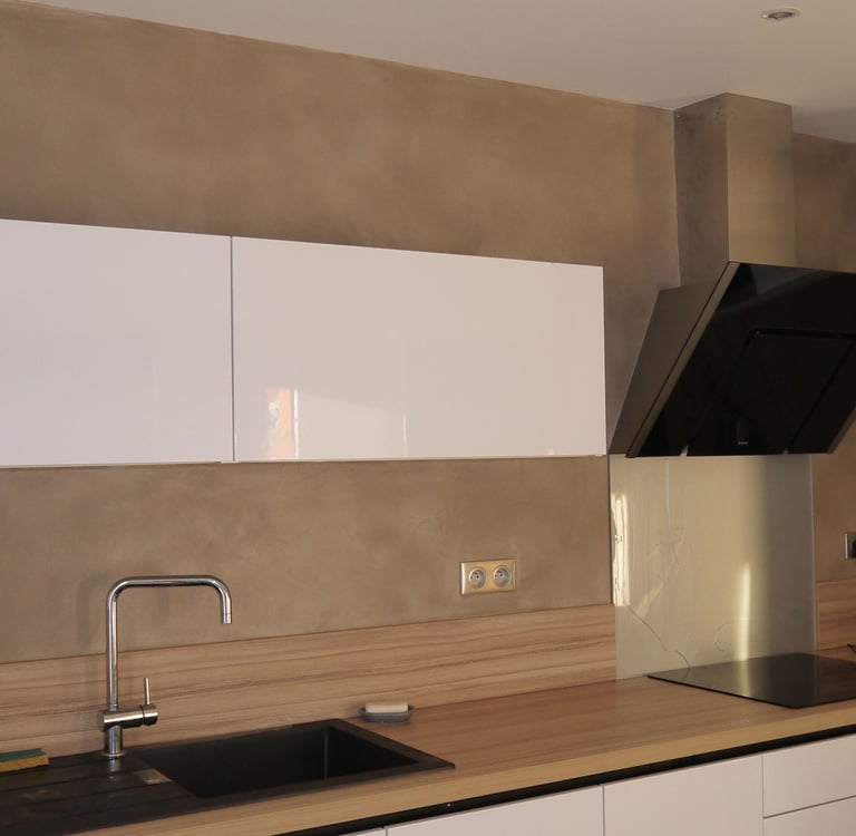 béton ciré sol cuisine