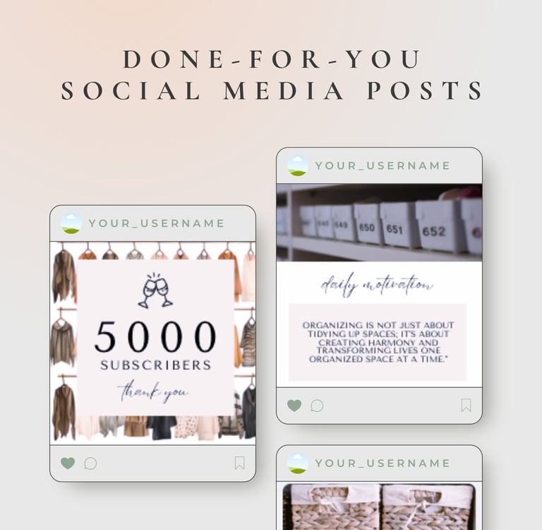 Canva templates for small business Instagram and Pinterest marketing
