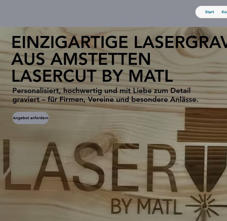 Website Lasercut by Matls