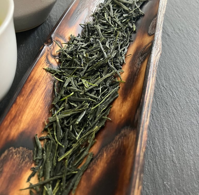 Feuilles de thé vert sencha