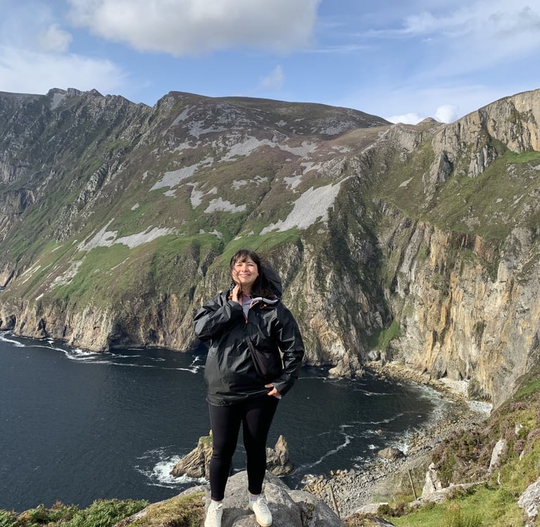 Sarah à Slieve League